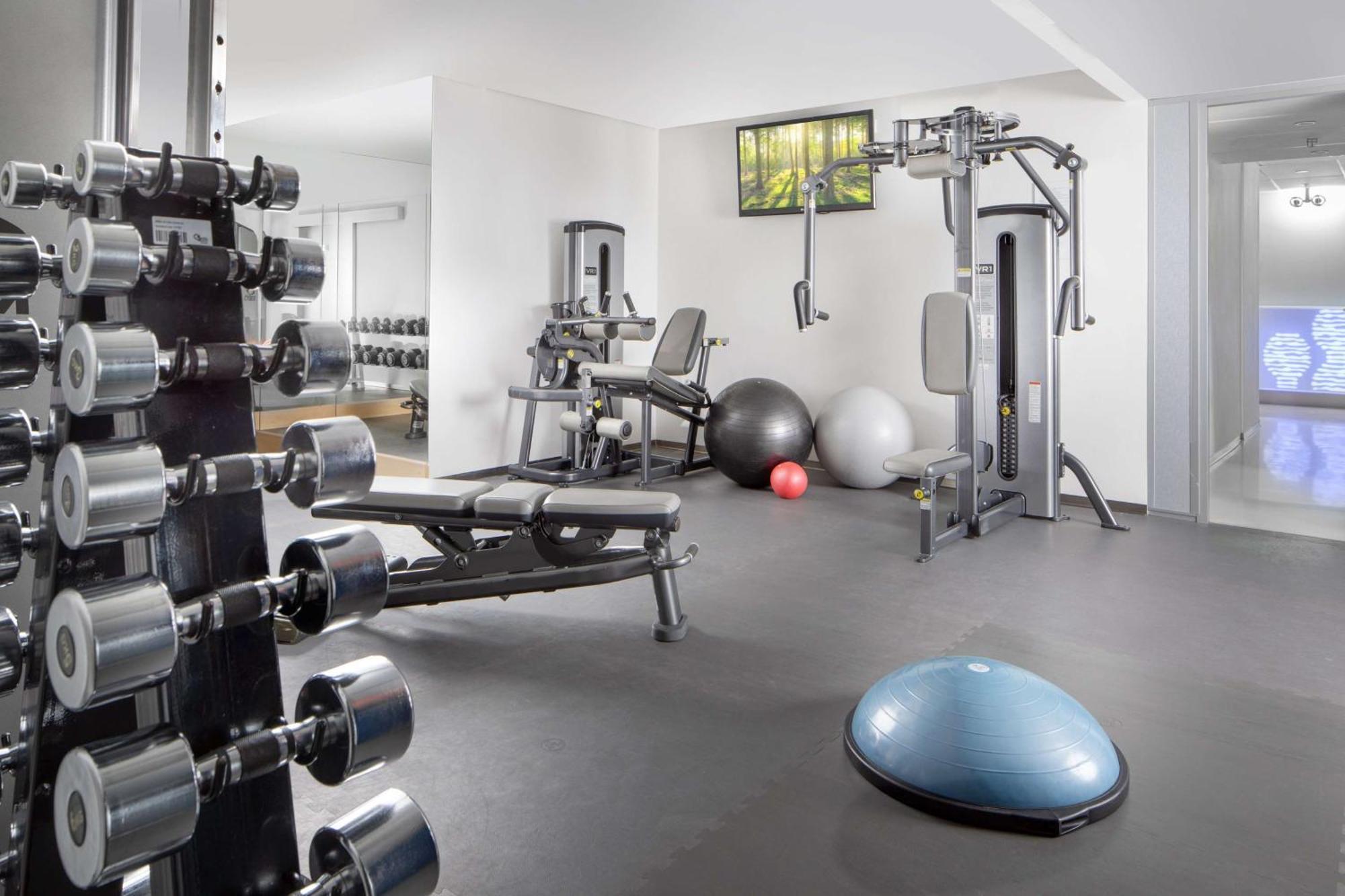 Hilton Prague Old Town Hotel Kültér fotó A Bosu ball in a gym